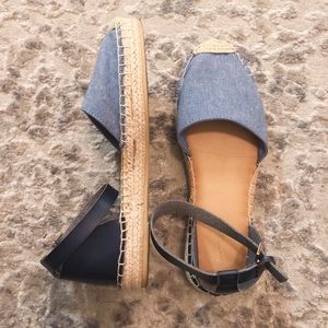 Denim colored Espadrilles